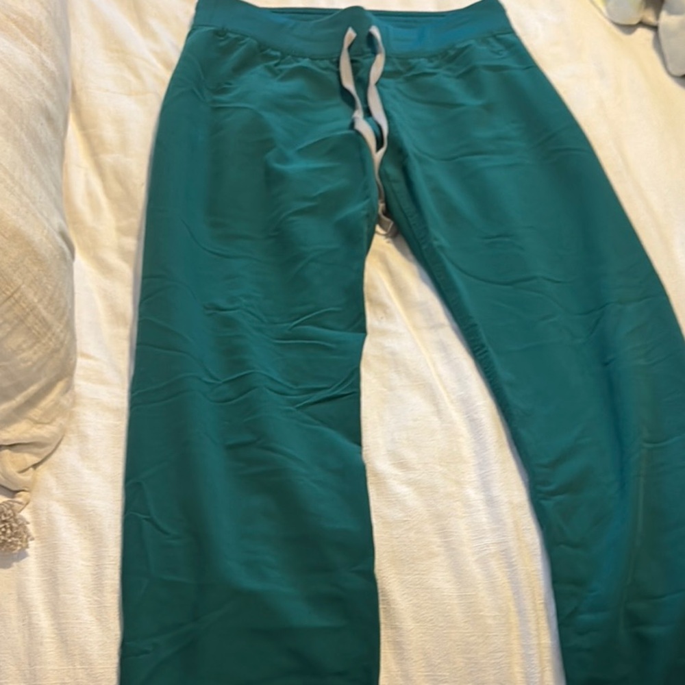 Figs Green Livingston Style Scrub Pants
